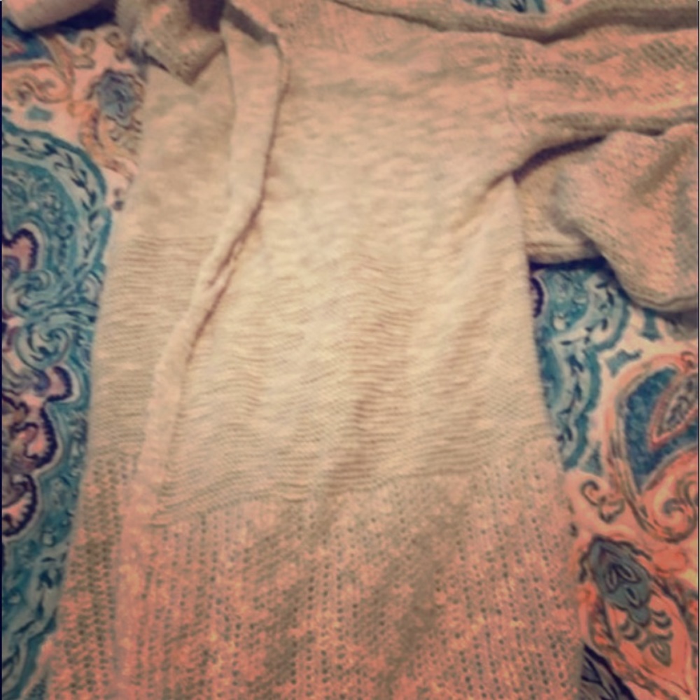 Thin knit cardigan